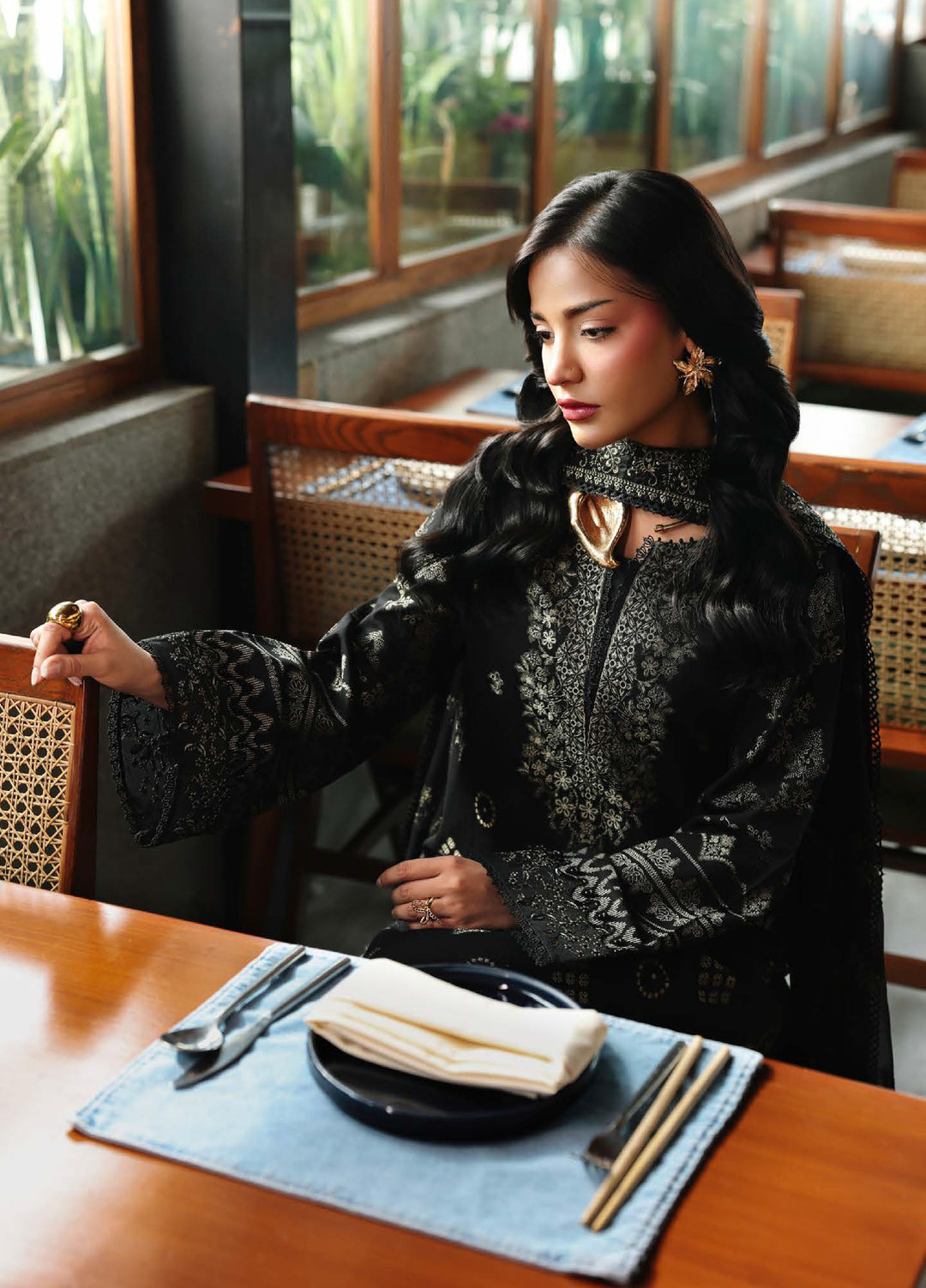 Maya by Nureh Unstitched Embroidered Jacquard 3 Piece Suit NU26UJM NJ-112 - Casual Collection