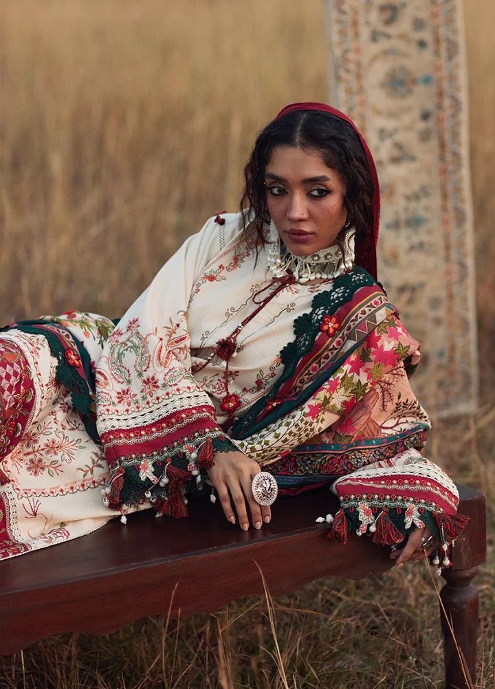 Saira Rizwan Unstitched Karandi Embroidered Suits 3 Piece SR25UW D-05 Irem - Winter Collection