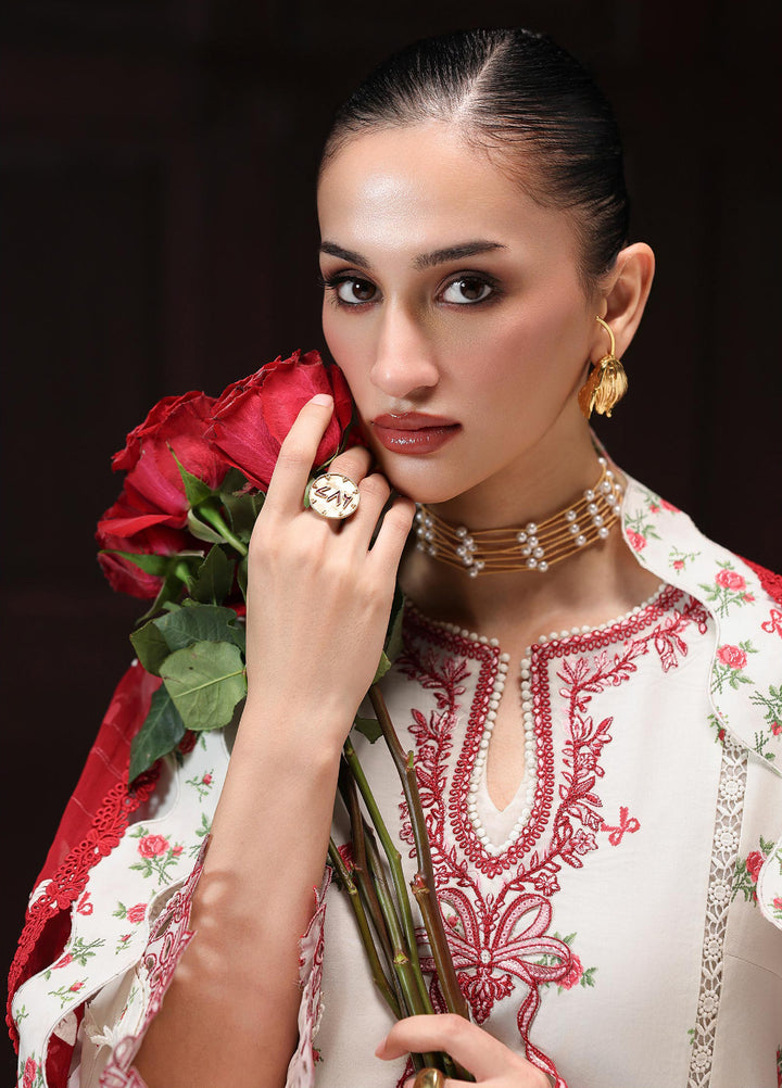 Q Prints by Qalamkar Unstitched Printed Lawn 3 Piece Suit QLK26UQL HANIA QQP-02 (B) - Summer Collection