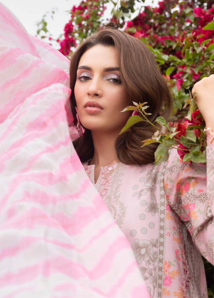 Rang e Bahar by Charizma Unstitched Embroidered Lawn 3 Piece Suit CHR26ULR CRB6-13 - Summer Collection