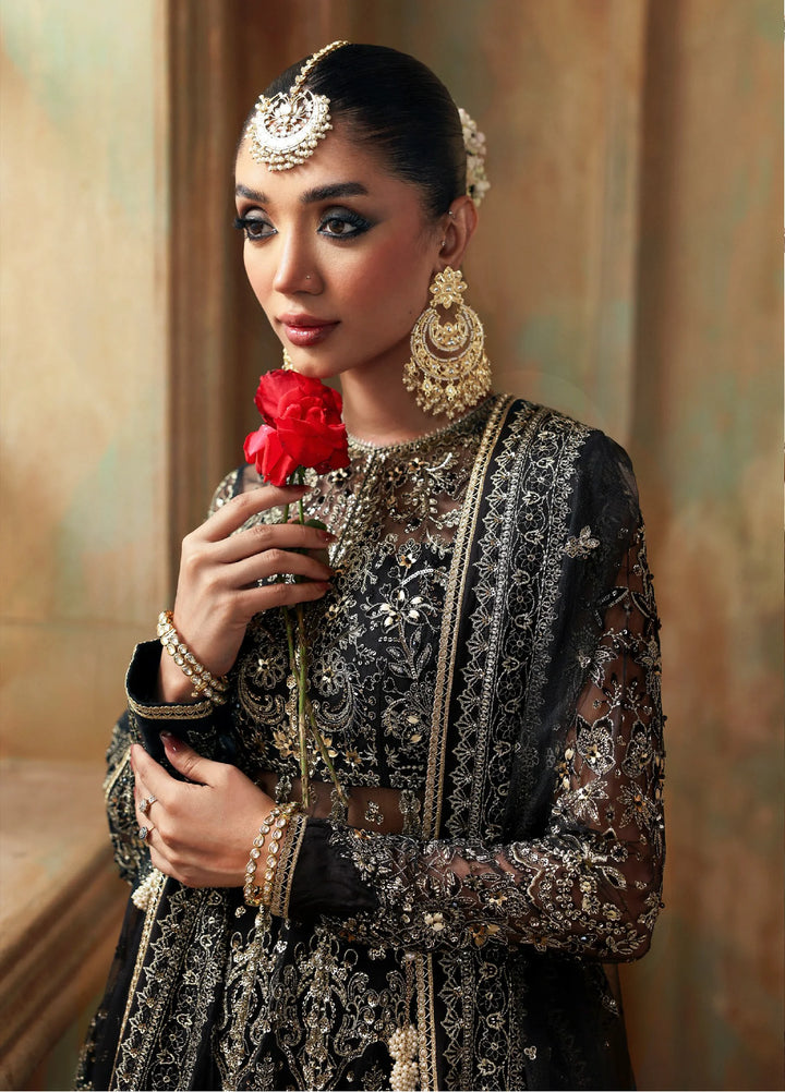 Zyra Unstitched Embroidered Net 3 Piece Suit ZY26UW D-2 Nargis - Wedding Collection