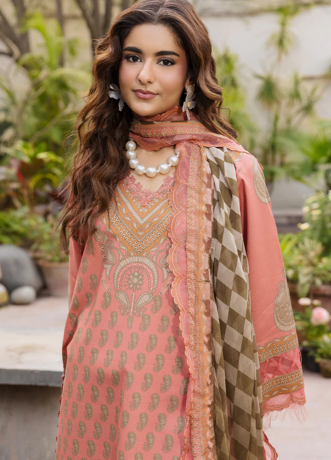 Andaaz by Charizma Unstitched Embroidered Lawn 3 Piece Suit CHR26UAL CAD6-07 - Summer Collection