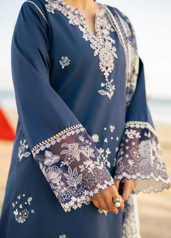 Afsanah by Seran Unstitched Embroidered Lawn 3 Piece Suit SN26UAVII D9-NAYLA - Summer Collection
