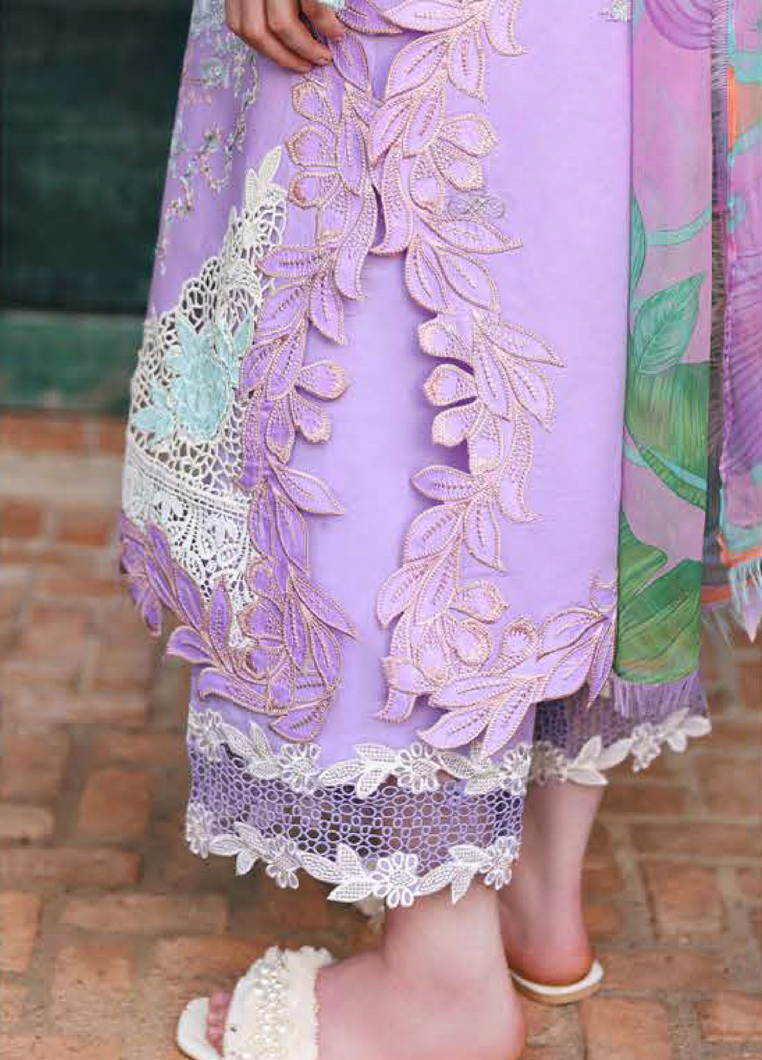 The Secret Garden by Mushq Unstitched Embroidered Lawn 3 Piece Suit MU26ULSG Dewspell HUNSS260203 - Festive Collection