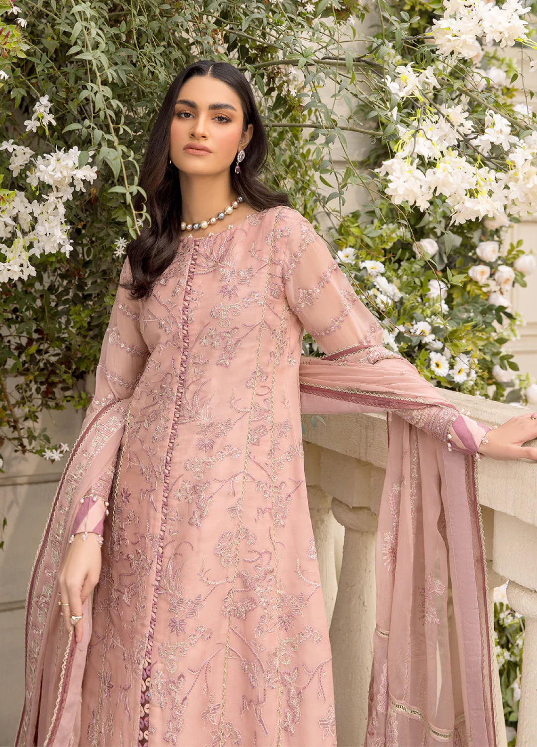 Xenia Formal Unstitched Luxury Chiffon Suits 3 Piece XE25FL Faryal - Formals Collection