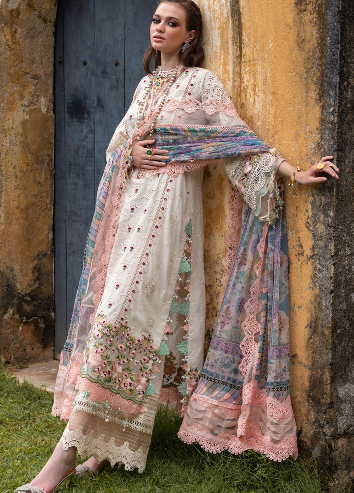 Neroli By Annus Abrar Unstitched Embroidered Lawn 3 Piece Suit ABR26UNL 09 Amal - Festive Collection
