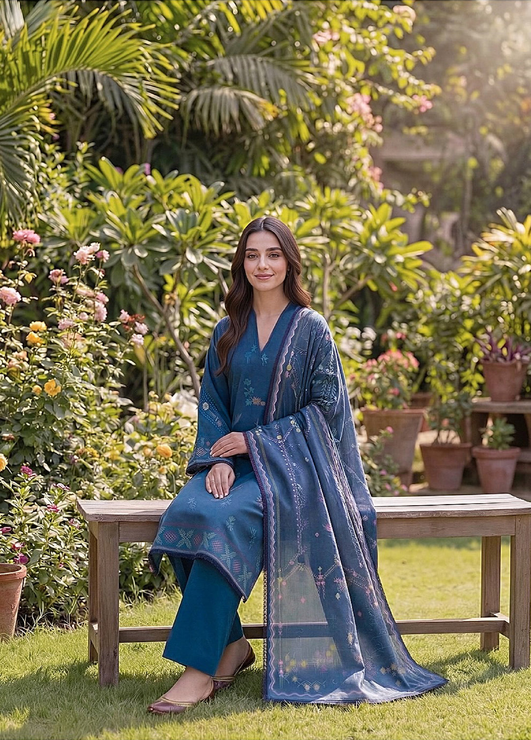 Zync by Florent Unstitched Printed Lawn 3 Piece Suit FL26UZPL FZ-03 - Summer Collection