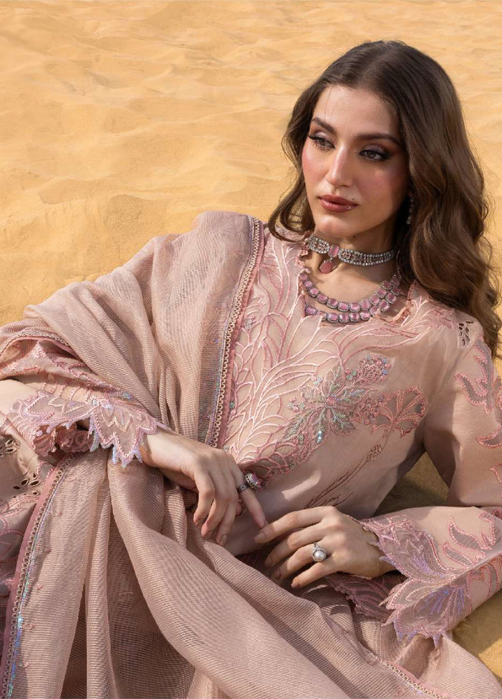 Rang Rasiya Premium Unstitched Embroidered Lawn 3 Piece Suit RR26UP D-2 Elaheh - Festive Collection