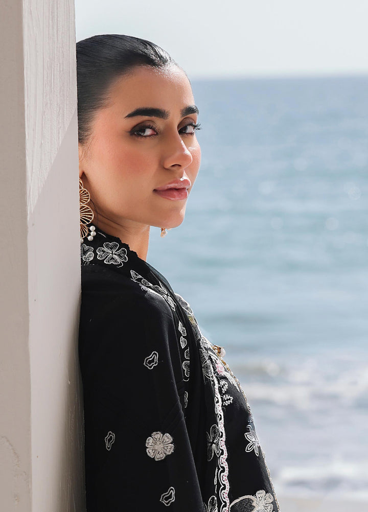 Sahil by Qalamkar Unstitched Embroidered Luxury Lawn 3 Pcs Suit QLK26US SA-02 Liana - Summer