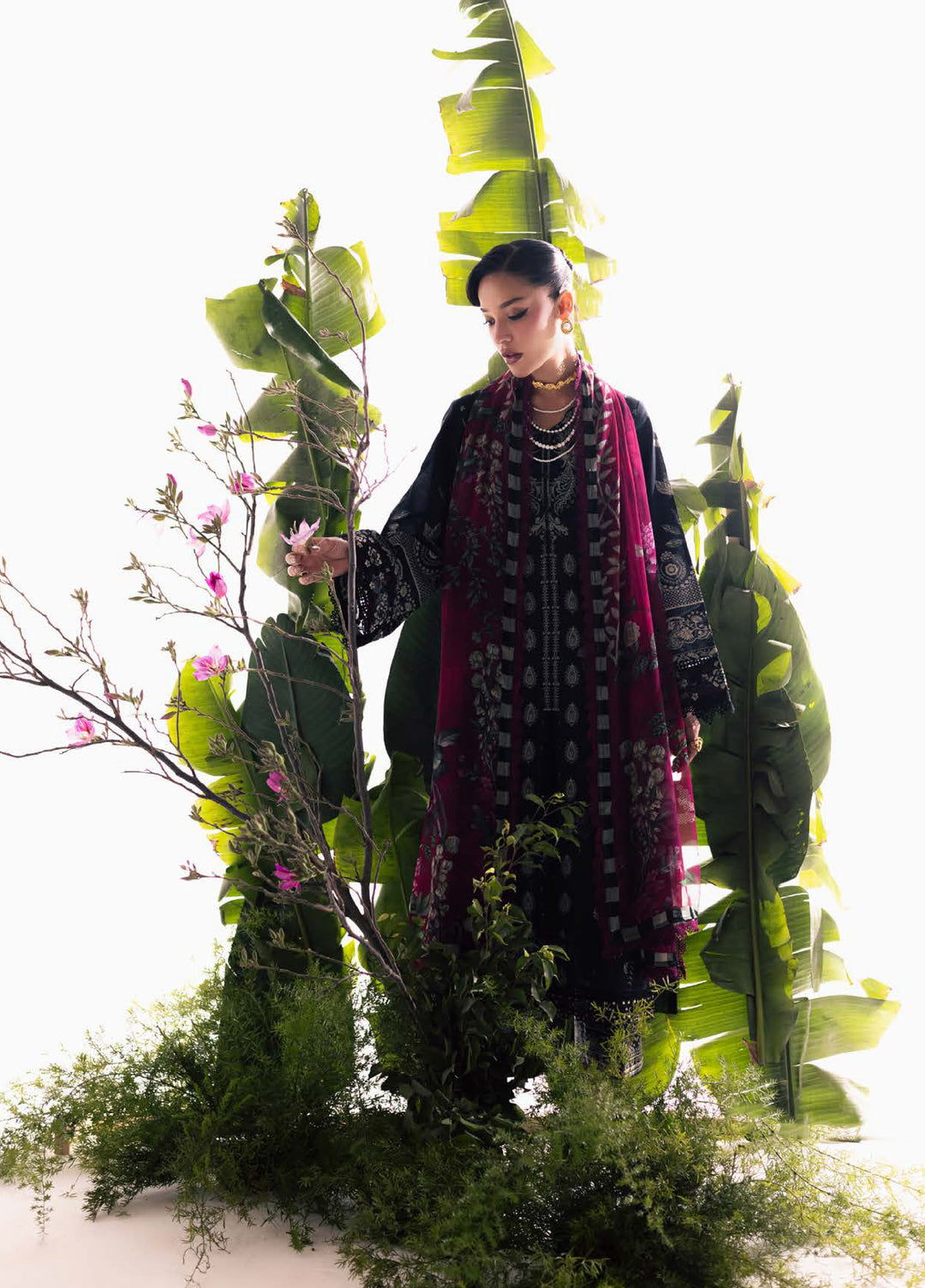 Daily Delight by Nureh Unstitched Embroidered Lawn 3 Piece Suit NU26UDDL DD-32 - Summer Collection