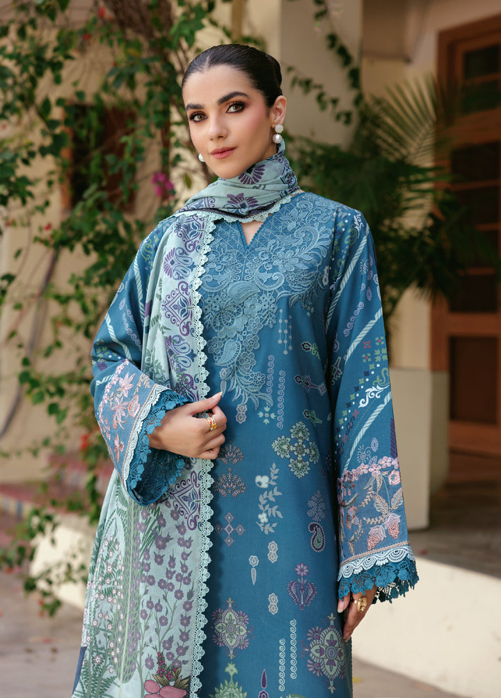 Zync by Florent Whispers Unstitched Embroidered Modal 3 Piece FL25WW FL-5B - Winter Collection