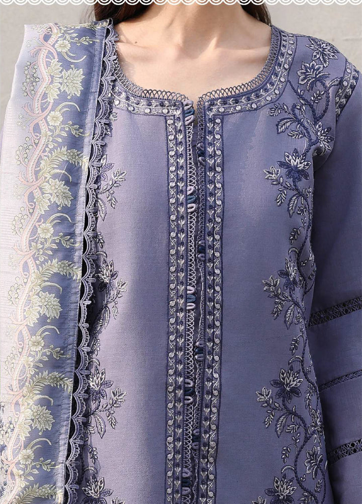 Florence by Rang Rasiya Unstitched Embroidered Lawn 3 Piece Suit RR26ULF Mahnaz - Festive Collection