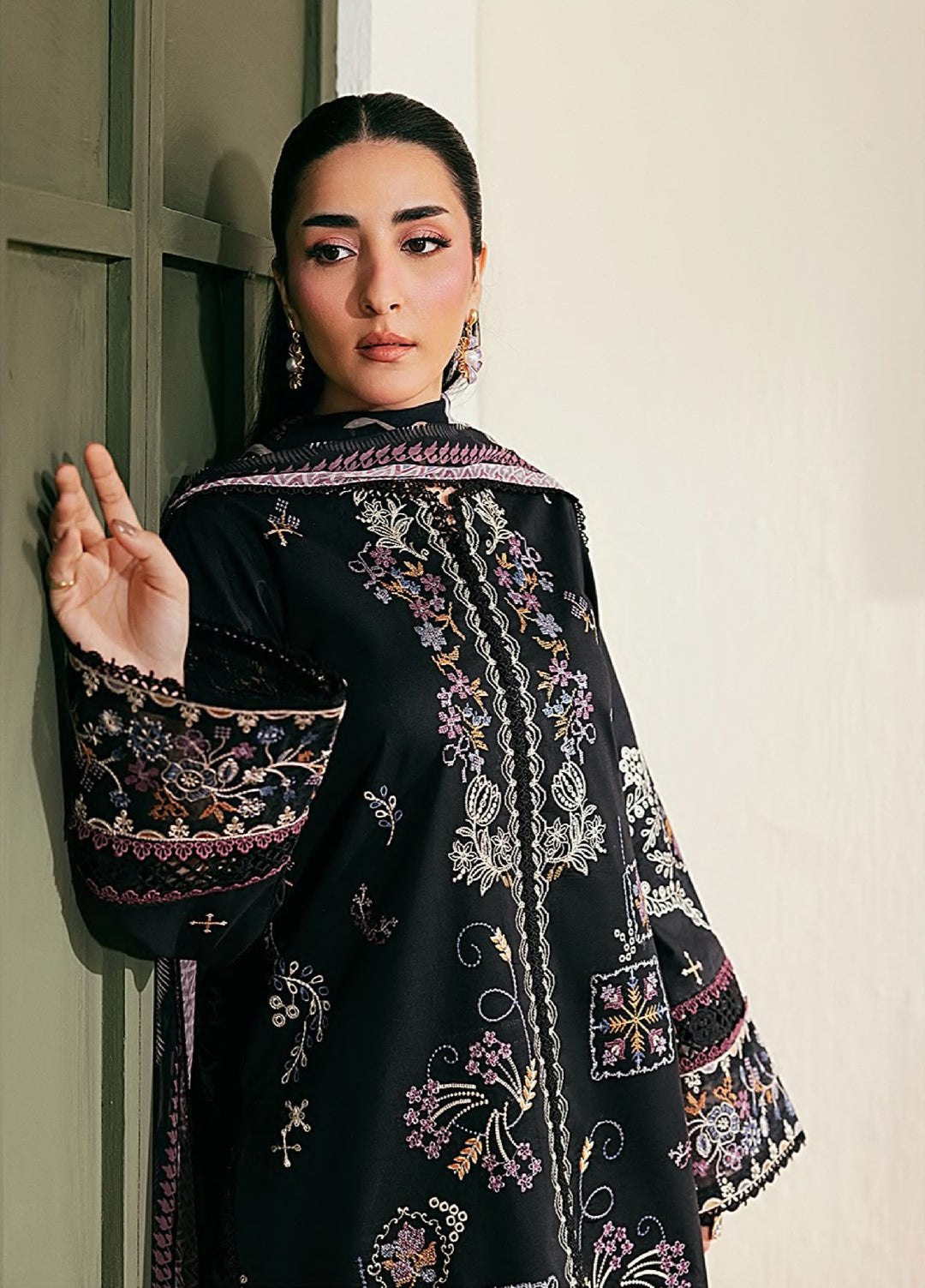 Zync by Florent Unstitched Embroidered Lawn 3 Piece Suit FL26ULZ FZ-3A - Summer Collection