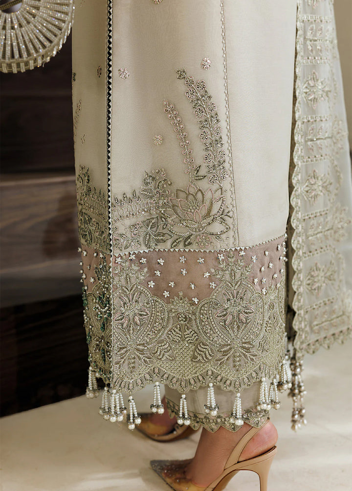 Aymal by Alizeh Fashion Handcrafted Unstitched Embroidered Chiffon 3 Pcs Suit AF26UAC 06-NAVYA - Festive Collection