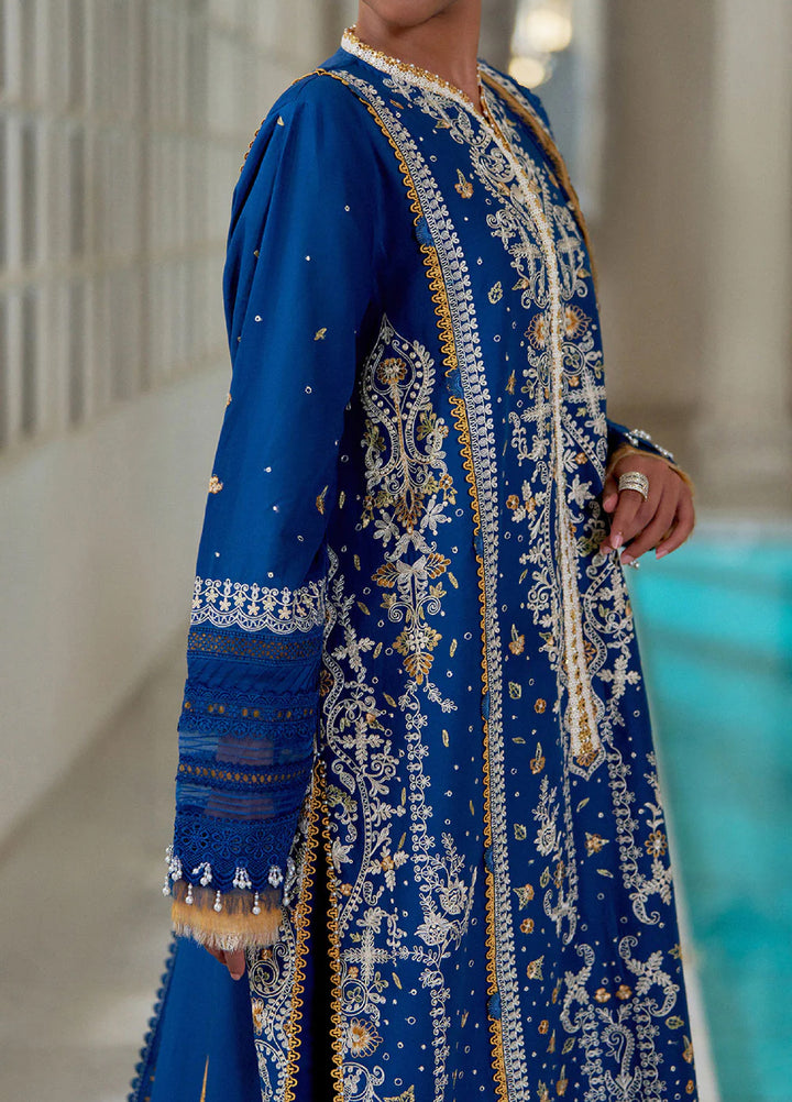 Sobia Nazir Unstitched Embroidered Luxury Lawn 3 Piece Suit SN26ULE D-08 A - Eid Collection