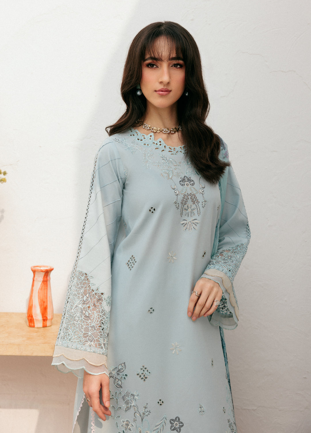Zync by Florent Untitched Lawn Embroidered 3 Piece Suit FL26UZ FZ-4B - Summer Collection