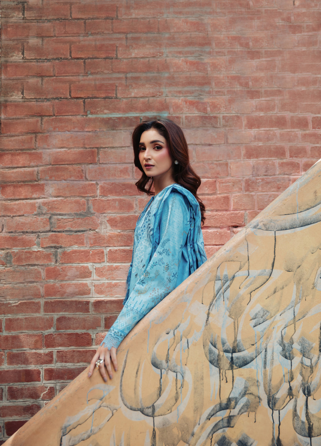 Zync by Florent Unstitched Printed Lawn 3 Piece Suit FL26ULE FZ-4 - Eid Collection