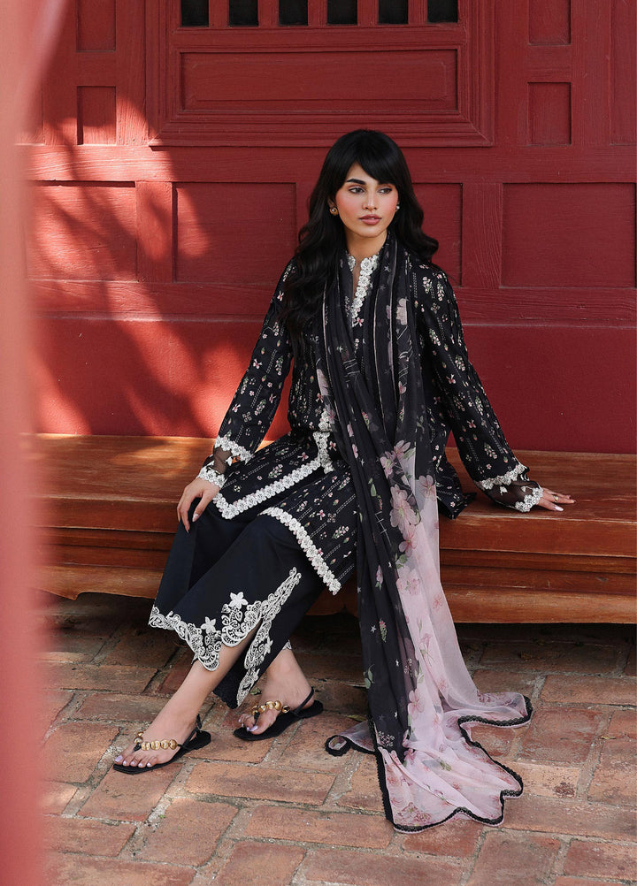 Q Prints by Qalamkar Unstitched Lawn Printed 3 Piece Suit QLK26QP Farah - Summer Collection