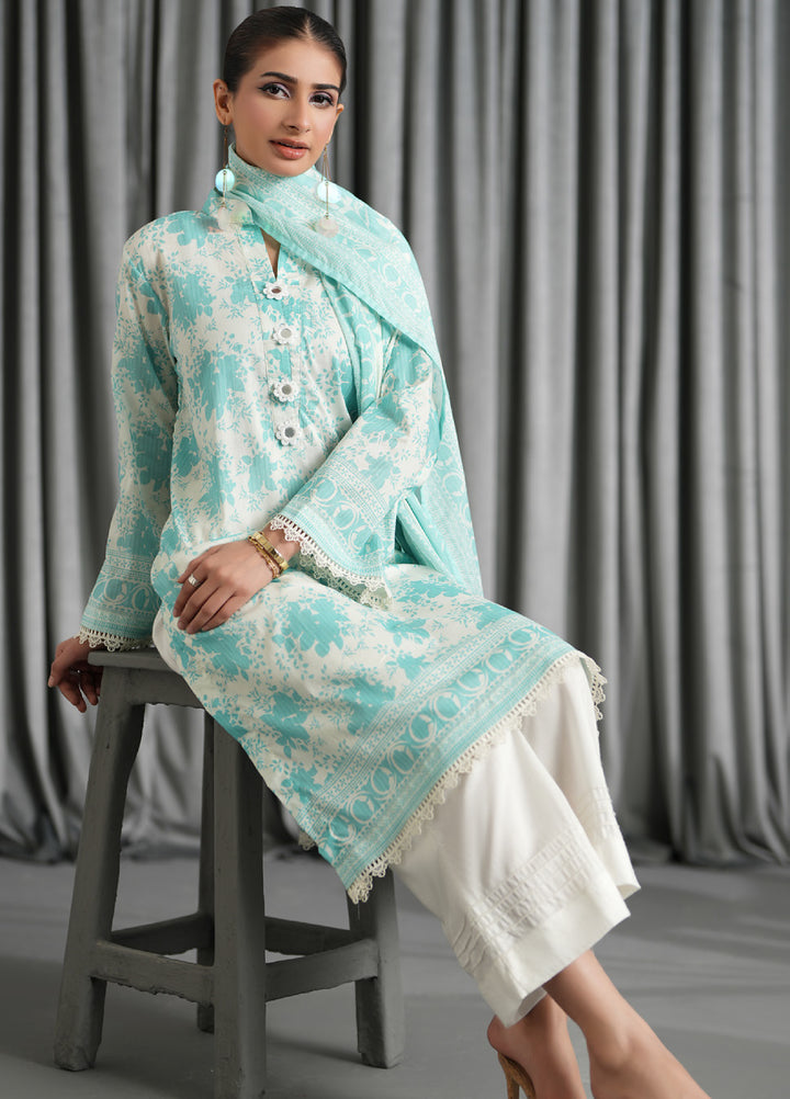 Salina by Regalia Textile Unstitched Printed Lawn 3 Piece Suit RG26US D-5 - Summer Collection