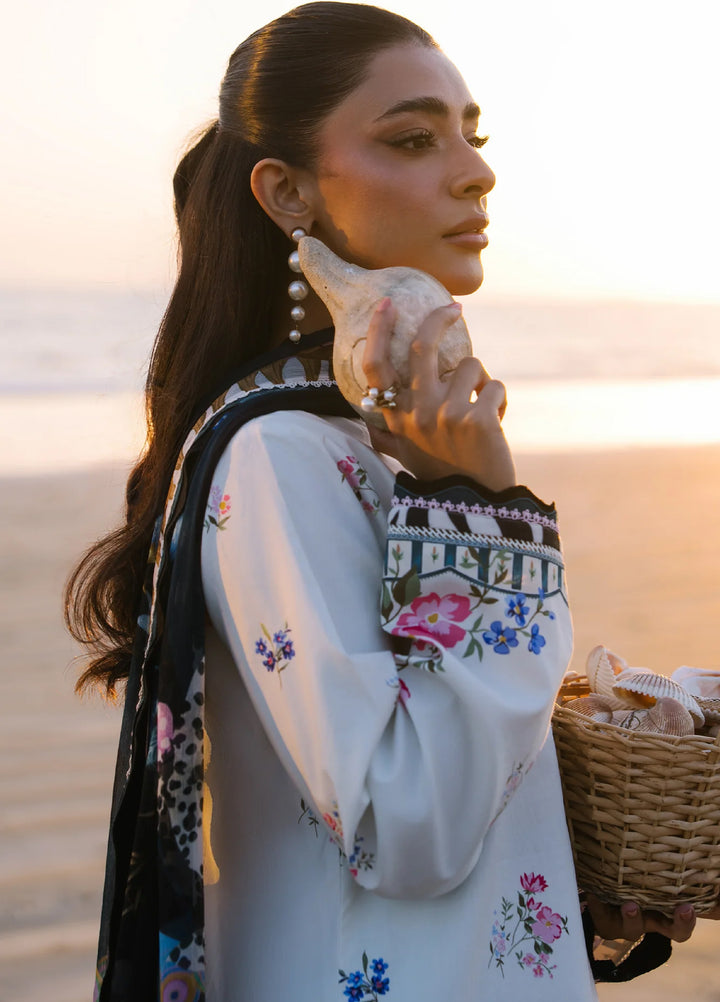 Afsanah by Seran Unstitched Embroidered Lawn 3 Piece Suit SN26UAVII D3-ZENIA - Summer Collection