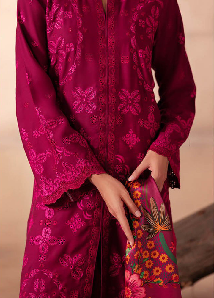 Sareen by Rajbari Unstitched Premium Viscose Chikankari 3 Piece RB25SC D-10 - Winter Collection