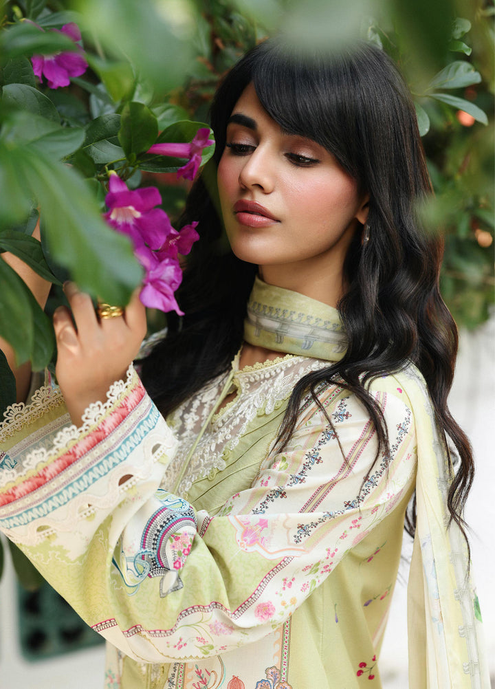 Q Prints by Qalamkar Unstitched Lawn Printed 3 Piece Suit QLK26QP Vaila - Summer Collection