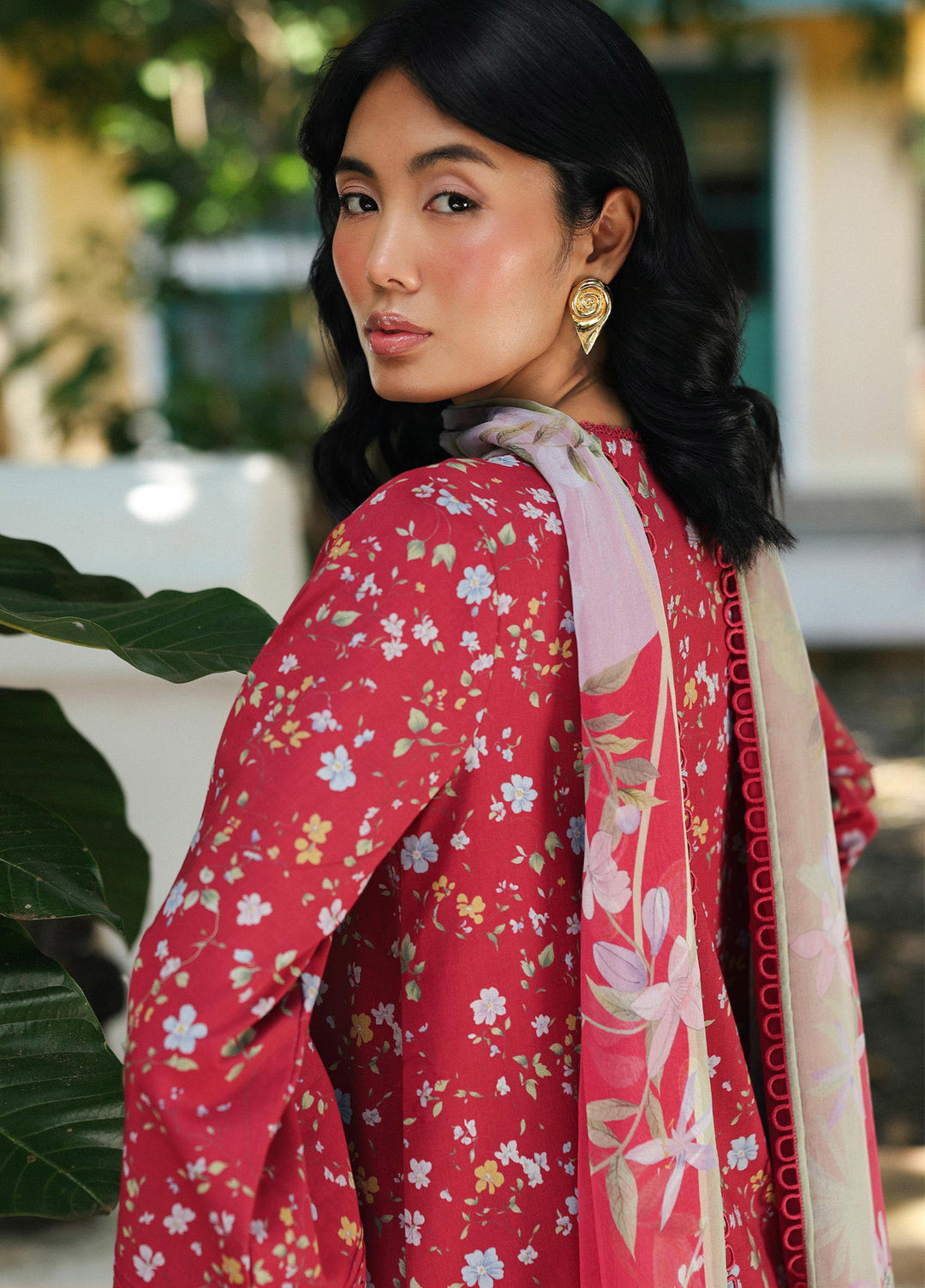 Q Prints by Qalamkar Unstitched Lawn Printed 3 Piece Suit QLK26QP Lena - Summer Collection