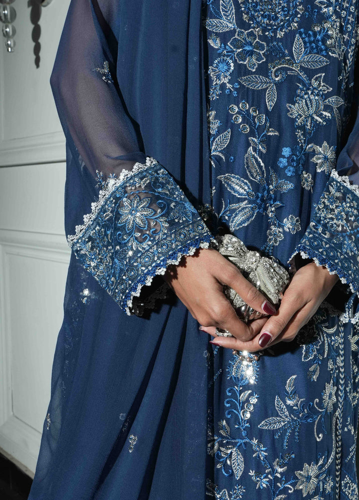 Maison d'or by Sahane Unstitched Embroidered Chiffon 3 Piece Suit CT-27002 NAEL - Festive Collection