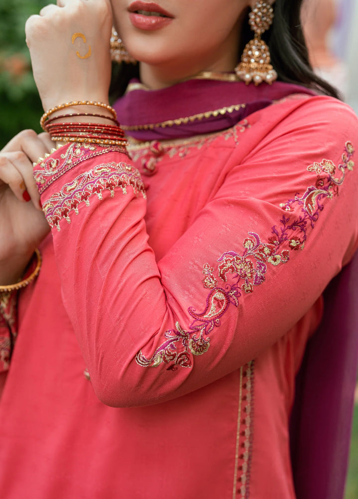 Omal by Komal Pret 3 Piece Dobby Suit Dilruba- Festive Collection