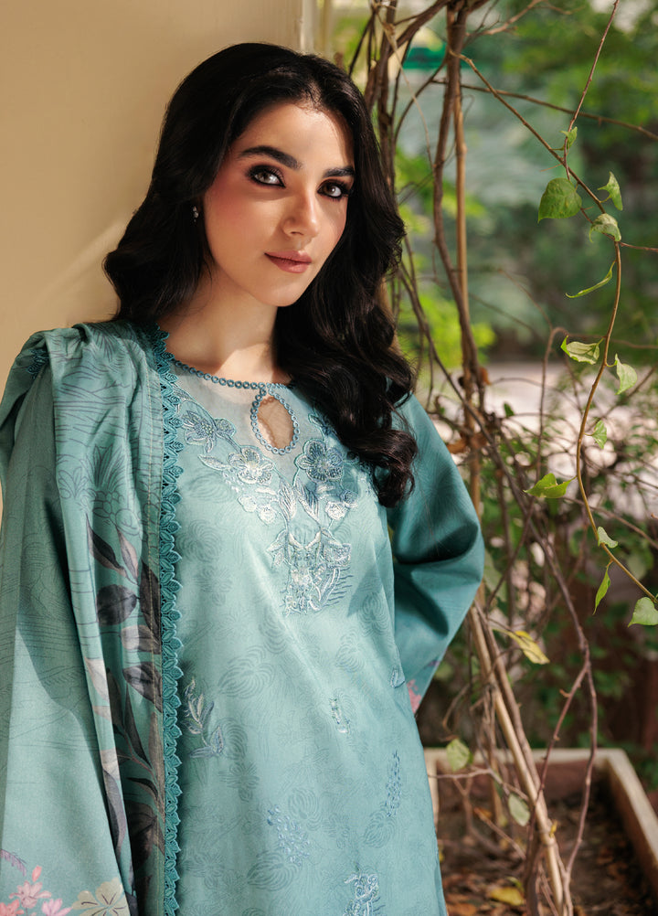 Zync by Florent Whispers Unstitched Embroidered Modal 3 Piece FL25WW FL-2B - Winter Collection