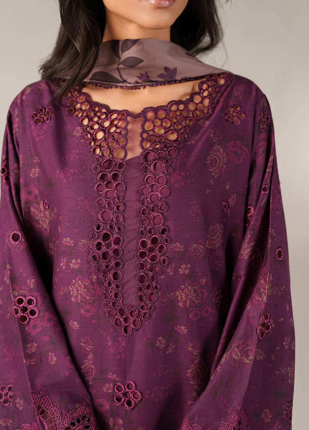 Iznik Unstitched Embroidered Lawn 3 Piece Suit IZ26US SS-08 - Summer Collection