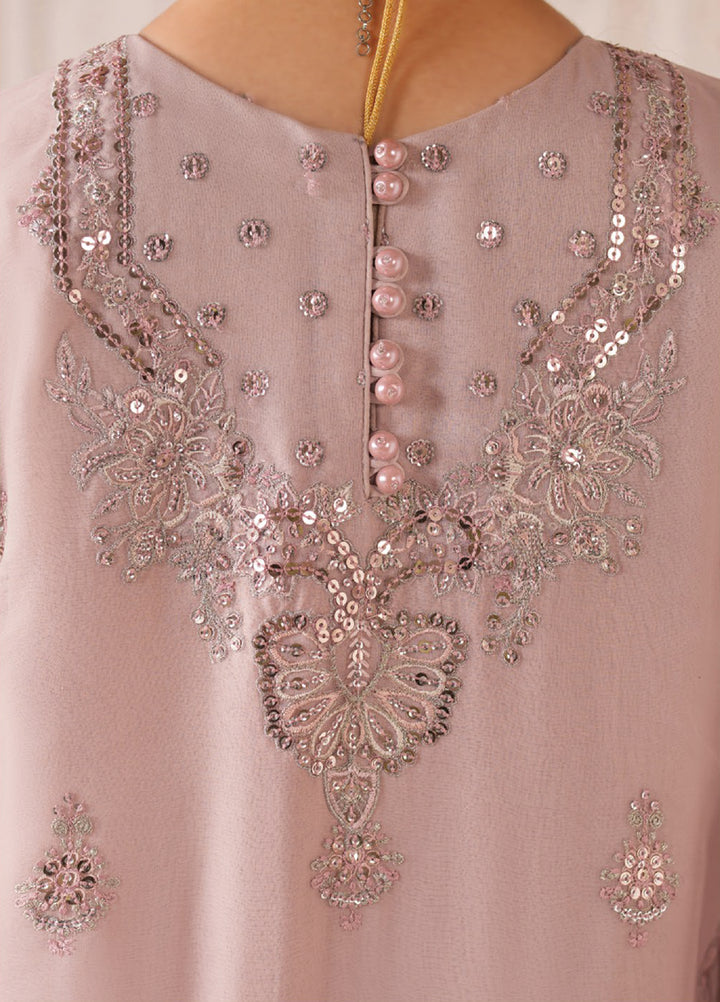 Aymal by Alizeh Fashion Unstitched Embroidered Chiffon 3 Piece Suit AFB26UA D-04 June - Festive Collection