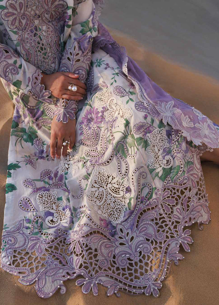 Aman by Nureh Unstitched Embroidered Luxury Lawn 3 Piece Suit NU26UA NE-231 - Festive Collection