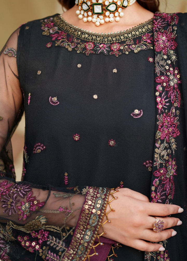 Meesa by Zarif Unstitched Net Embroidered Suits 3 Piece ZAF25MF ZRF-ML-05 JEMIHA - Winter Collection