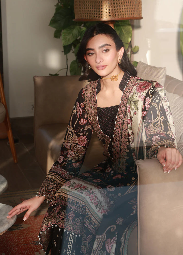 Delia by Gulaal Unstitched Embroidered Lawn 3 Piece Suit GL26UD D-5 Soleil - Summer Collection