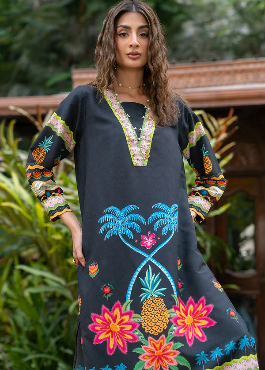 Nairah Women Pret Printed Arabic Lawn Suit NAH26PN Mistique - Spring Collection
