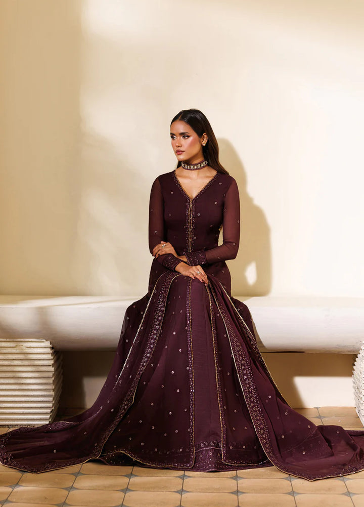 Zarif Women RTW Embroidered Chiffon 3 Piece Suit ZR26UCR ZRF-EMC-23 - Eid Collection