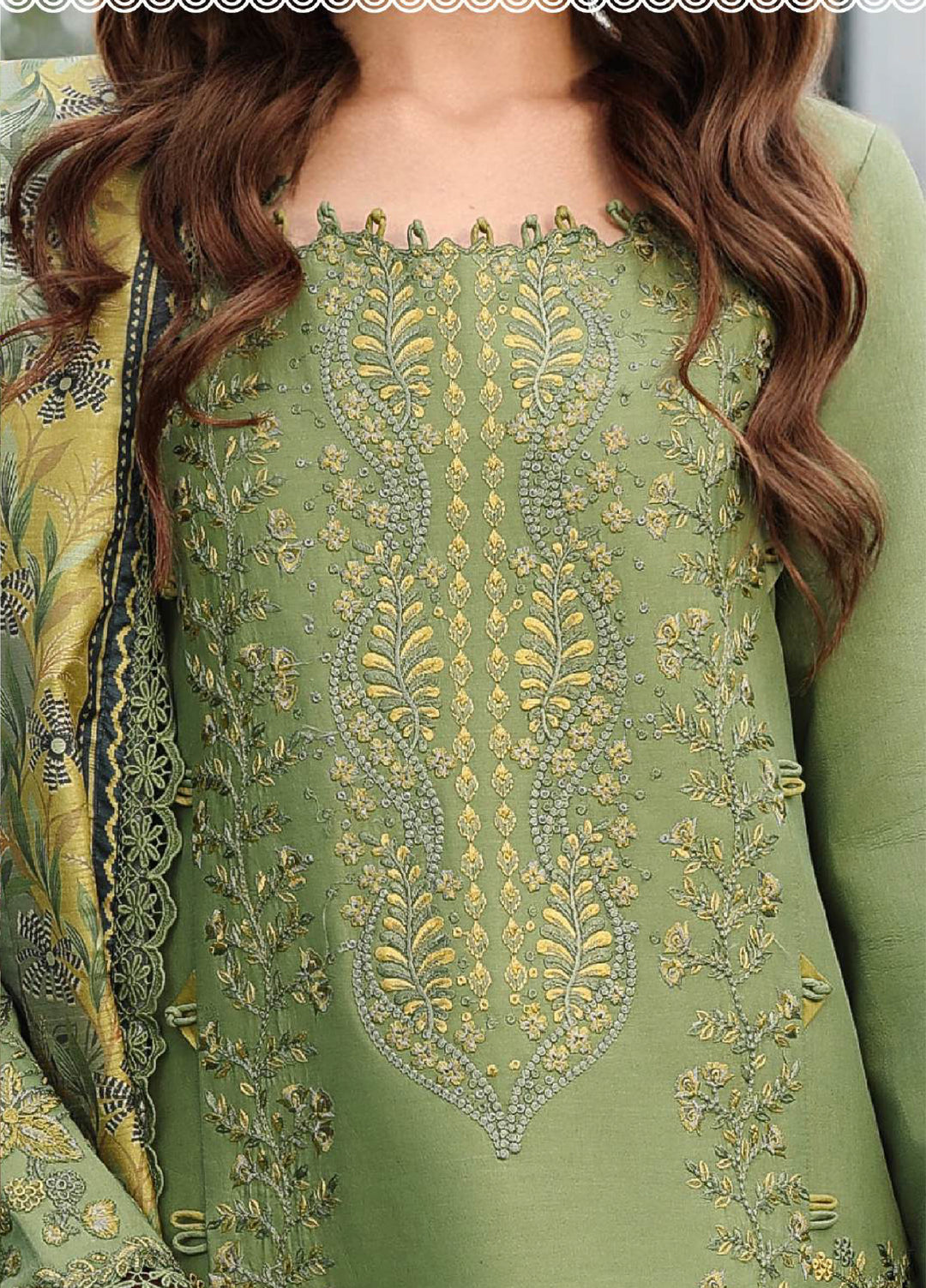 Florence by Rang Rasiya Unstitched Embroidered Lawn 3 Piece Suit RR26ULF Florence Bahar - Festive Collection