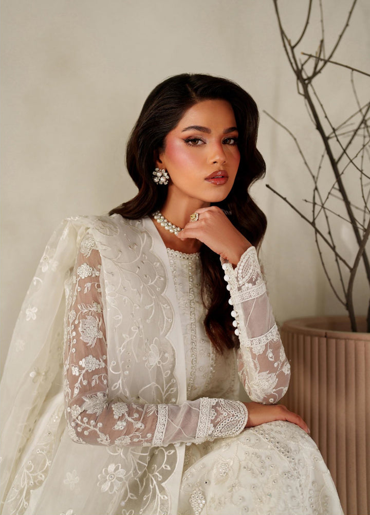 Muse Thread by Zarif Unstitched Organza Embroidered Suits 3 Piece ZRF25MT 03 SAHIL - Festive Collection
