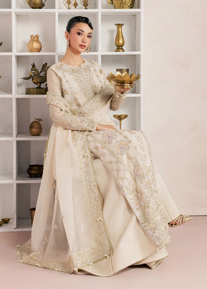 Sorelle by Aylin Unstitched Hand work Organza 3 Piece Suit AY26US Ivana - Festive Collection