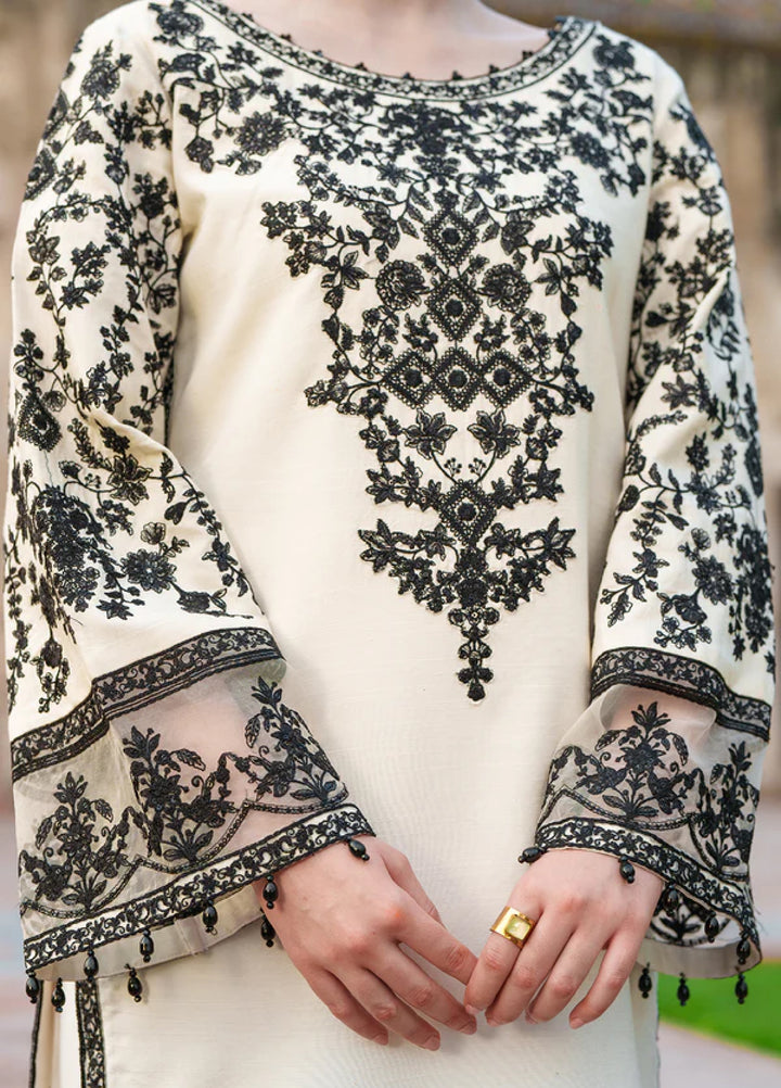 Zaria by Meeral Pret Embroidered Raw Silk 3 Piece Isle - Festive Collection