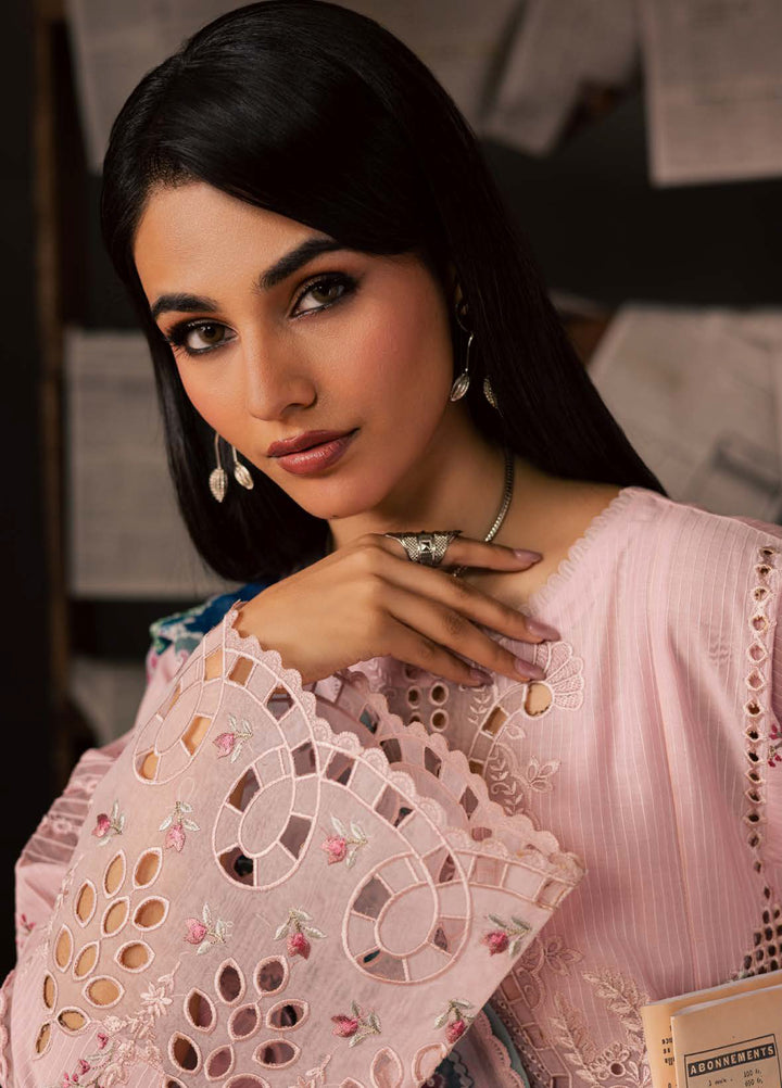 Bazar by Nureh Unstitched Embroidered Chikankari Lawn 3 Piece Suit NU26UBL NE-241 - Festive Collection