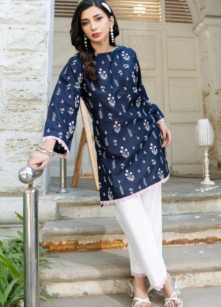 Dhaga Women RTW Embroidered Poly Cambric 2 Piece DHG26PCN Roselle - Eid Collection