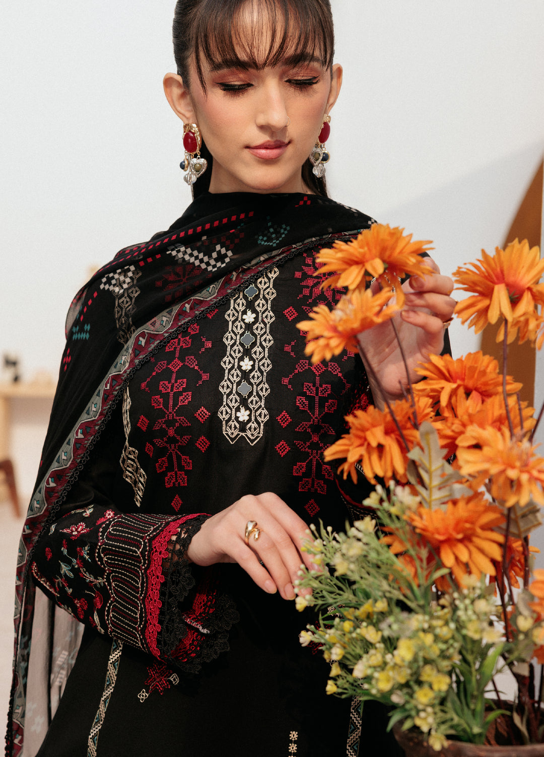 Zync by Florent Untitched Lawn Embroidered 3 Piece Suit FL26UZ FZ-8A - Summer Collection