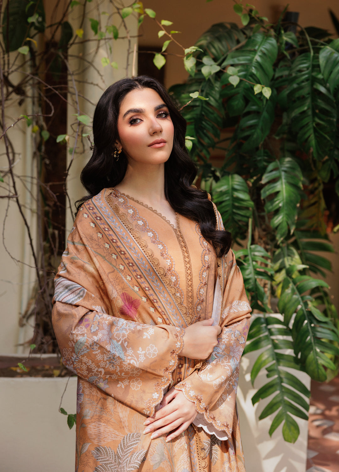 Zync by Florent Whispers Unstitched Embroidered Modal 3 Piece FL25WW FL-1B - Winter Collection