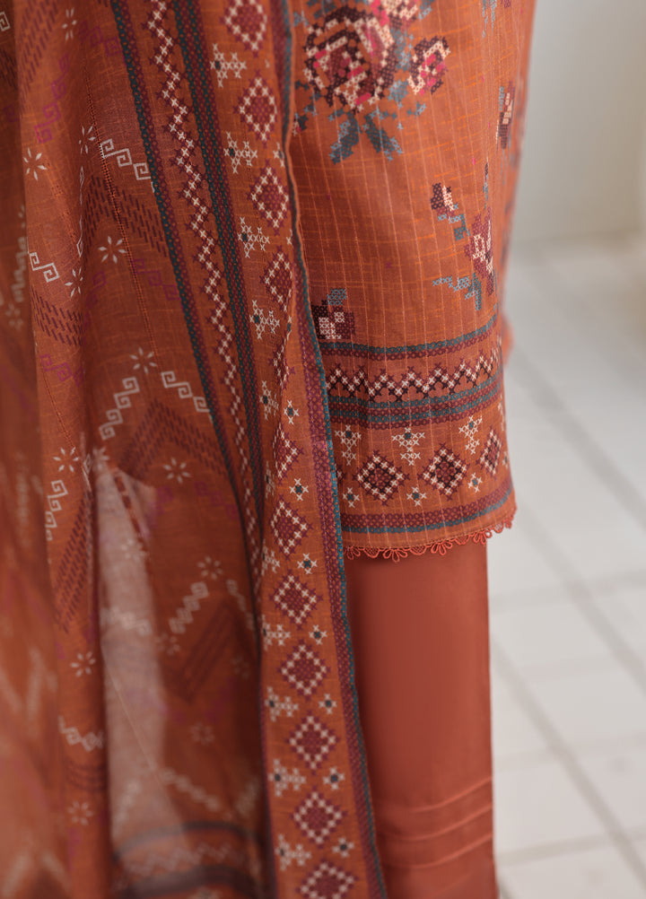 Nayab by HZ Textiles Unstitched Printed Cotton Lawn 3 Piece Suit HZ28UN NPC-08 - Casual Collection