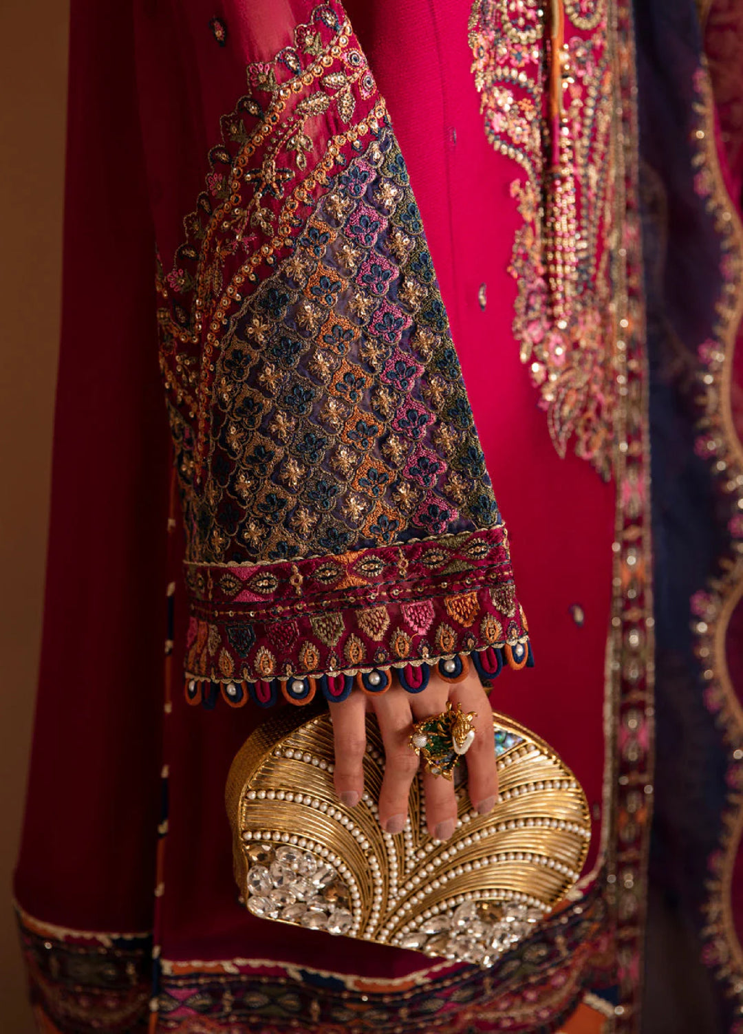 Xenia Formal Unstitched Luxury Chiffon Suits 3 Piece XE25FL Mehkash - Formals Collection