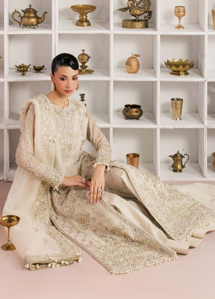 Sorelle by Aylin Unstitched Hand work Organza 3 Piece Suit AY26US Ivana - Festive Collection