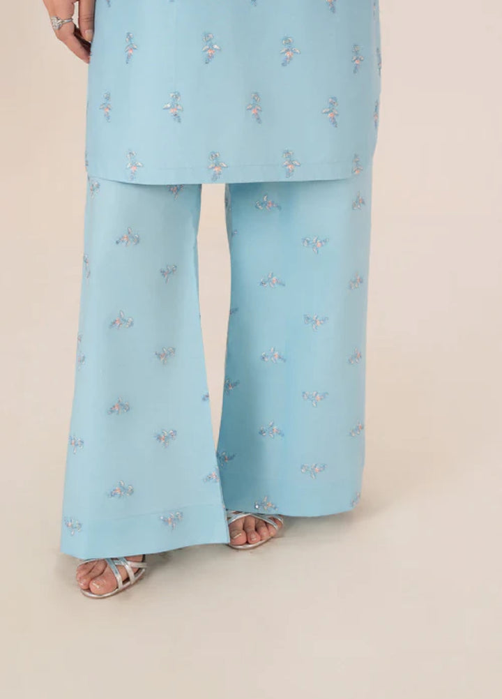 The Basic by Chandan Nagri Women Pret Co Ord Set Lawn Solids 2 Piece Mira - Summer Collection