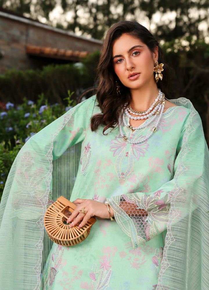 Florence by Rang Rasiya Unstitched Embroidered Lawn 3 Piece Suit RR26UFL Haniya - Summer Collection